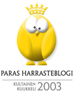 Kultainen Kuukkeli 2003: paras harrasteblogi