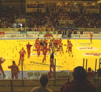 HC Dennis on voittanut k�sipallon Suomen mestaruuden 2004