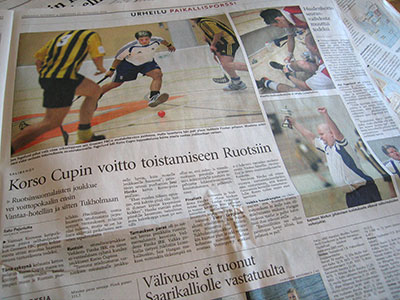 Helsingin Sanomat 22.9.2005: Korso Cup