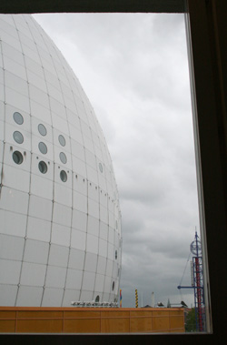 Globen ikkunasta